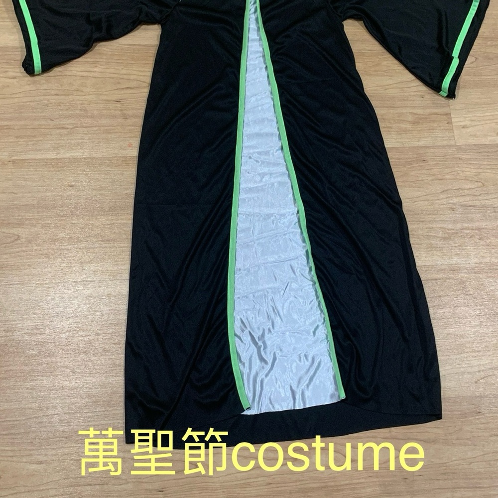 Black and Green Costume Robe